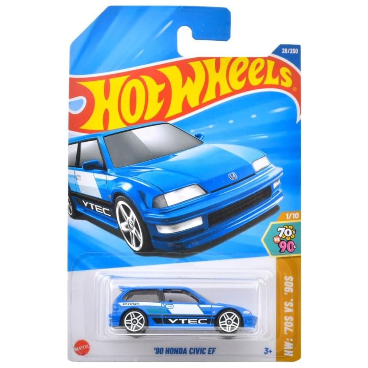Siêu Xe Hot Wheels C4982 - 28/250 - '90 Honda Civic EF