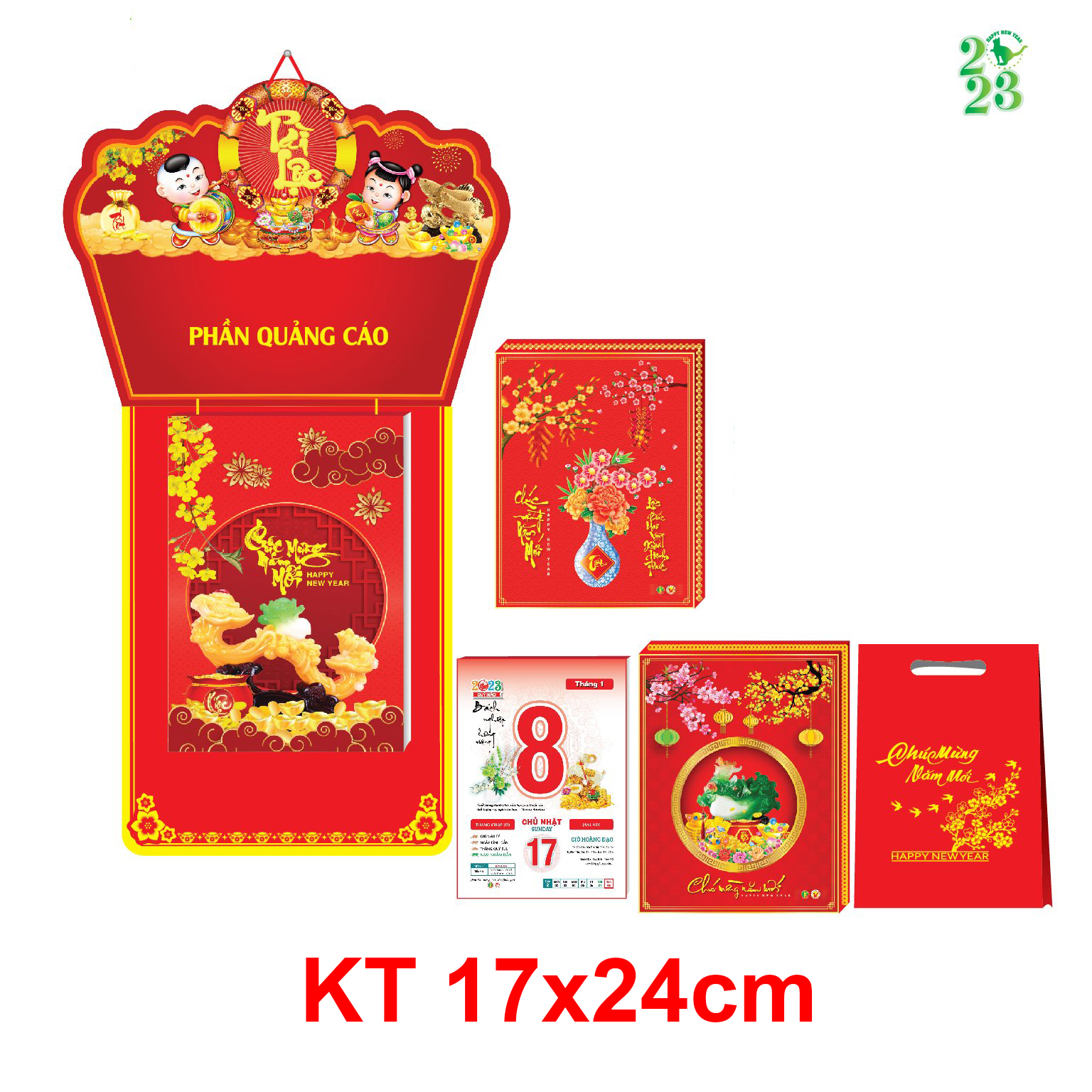 Lịch Bloc Đại Đặc Biệt Trọn Bộ 2024 - Lịch Tết 2024 - Lịch Treo Tường Cao Cấp HT11