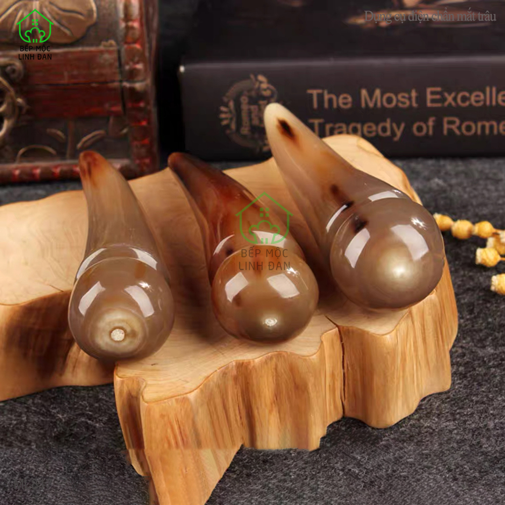 Dụng Cụ Điện Chẩn Bằng Sừng - Day Ấn Huyệt/ Gan/ Mật Đả Thông Kinh Mạch [ML817