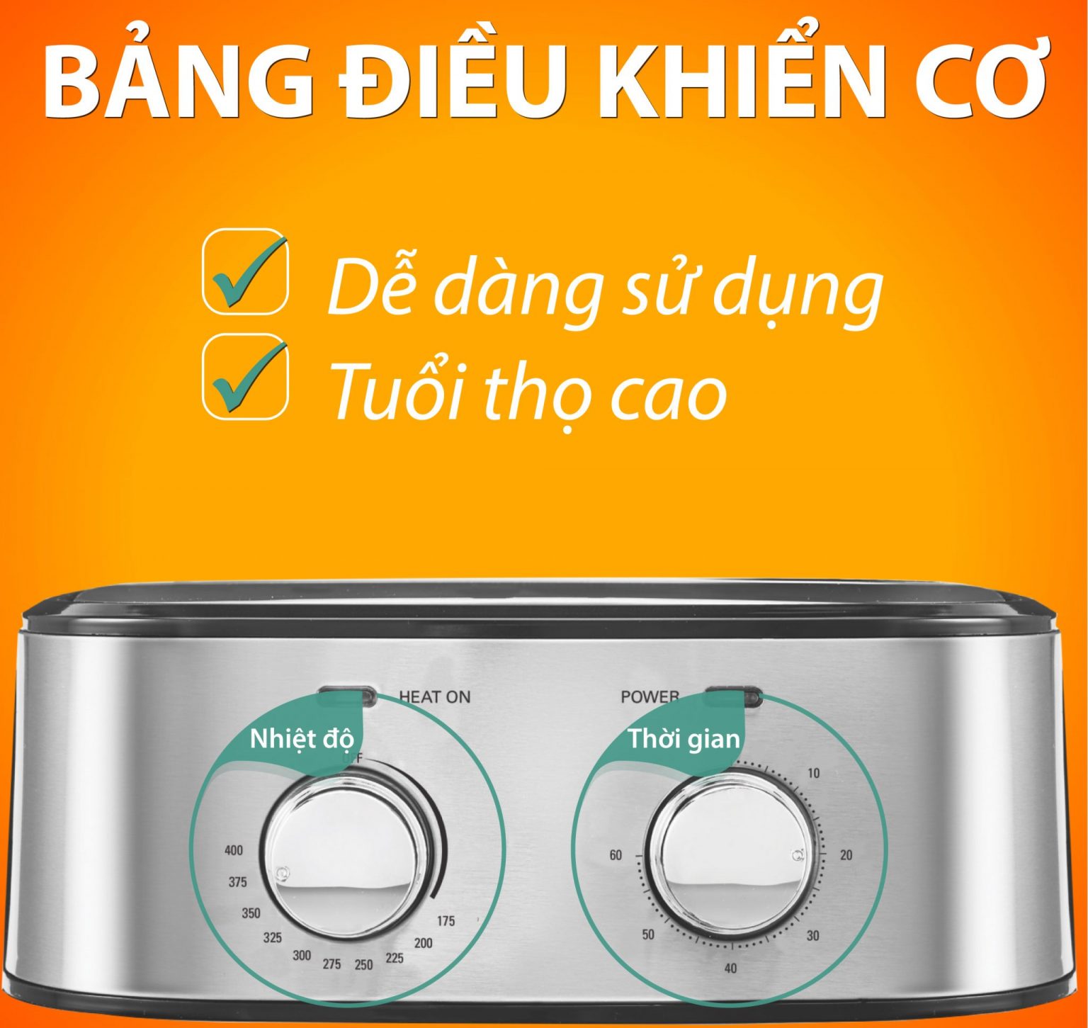 Nồi Chiên Không Dầu KALITE Q5 Vỏ Chống Gỉ Sang Trọng Dung Tích 5.5 Lít Công Suất 1700 W - Hàng Chính Hãng