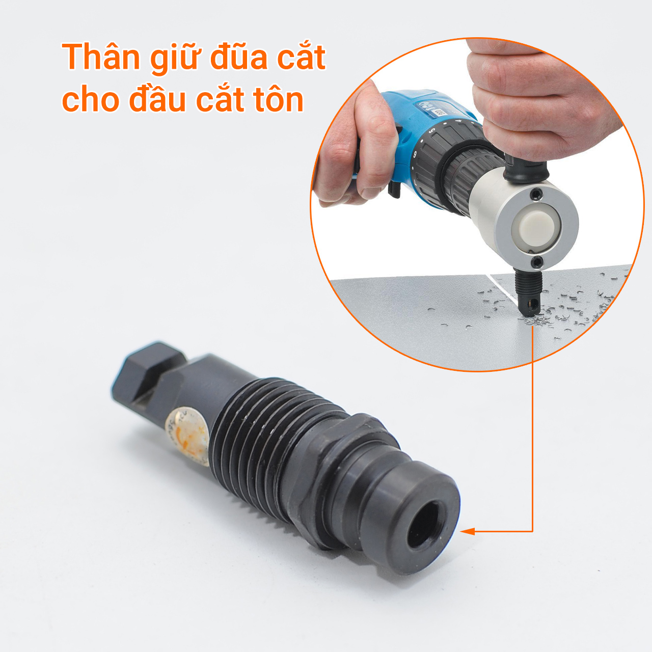 Thân giữ đũa cắt của đầu cắt tôn