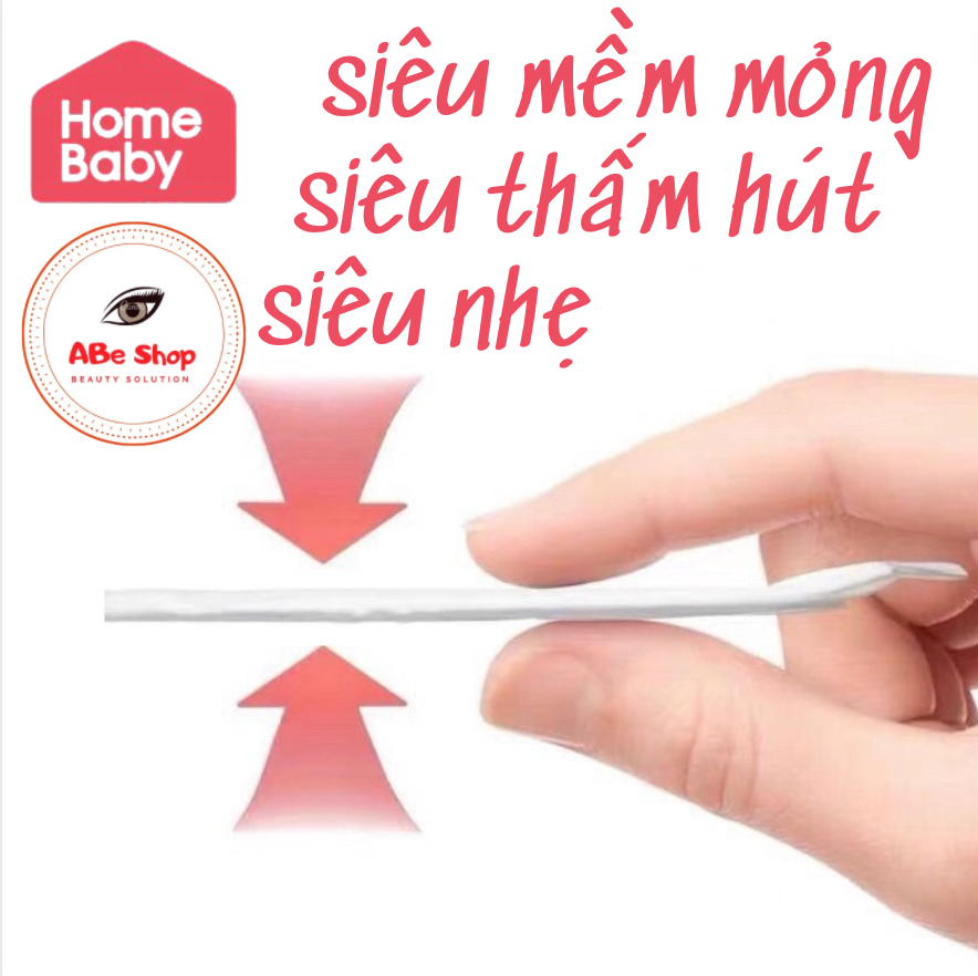 BỈM / TÃ HOME BABY NỘI ĐỊA TRUNG - SIÊU MỀM MỎNG - SIÊU NHẸ - SIÊU THẤM HÚT - SIÊU CHỐNG TRÀN ( 5 SIZE )