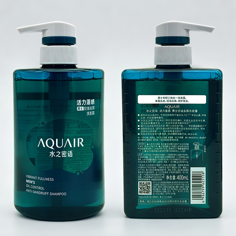 Dầu gội nam giúp sạch gàu hương nước hoa Aquair Shampoo Nhật Bản 400ml