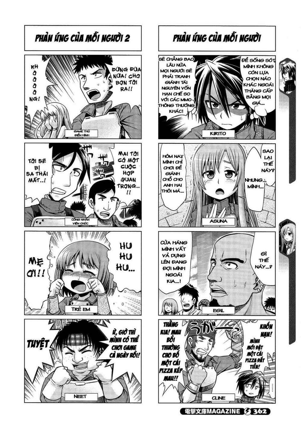 swort art online - 4koma chapter 5 3