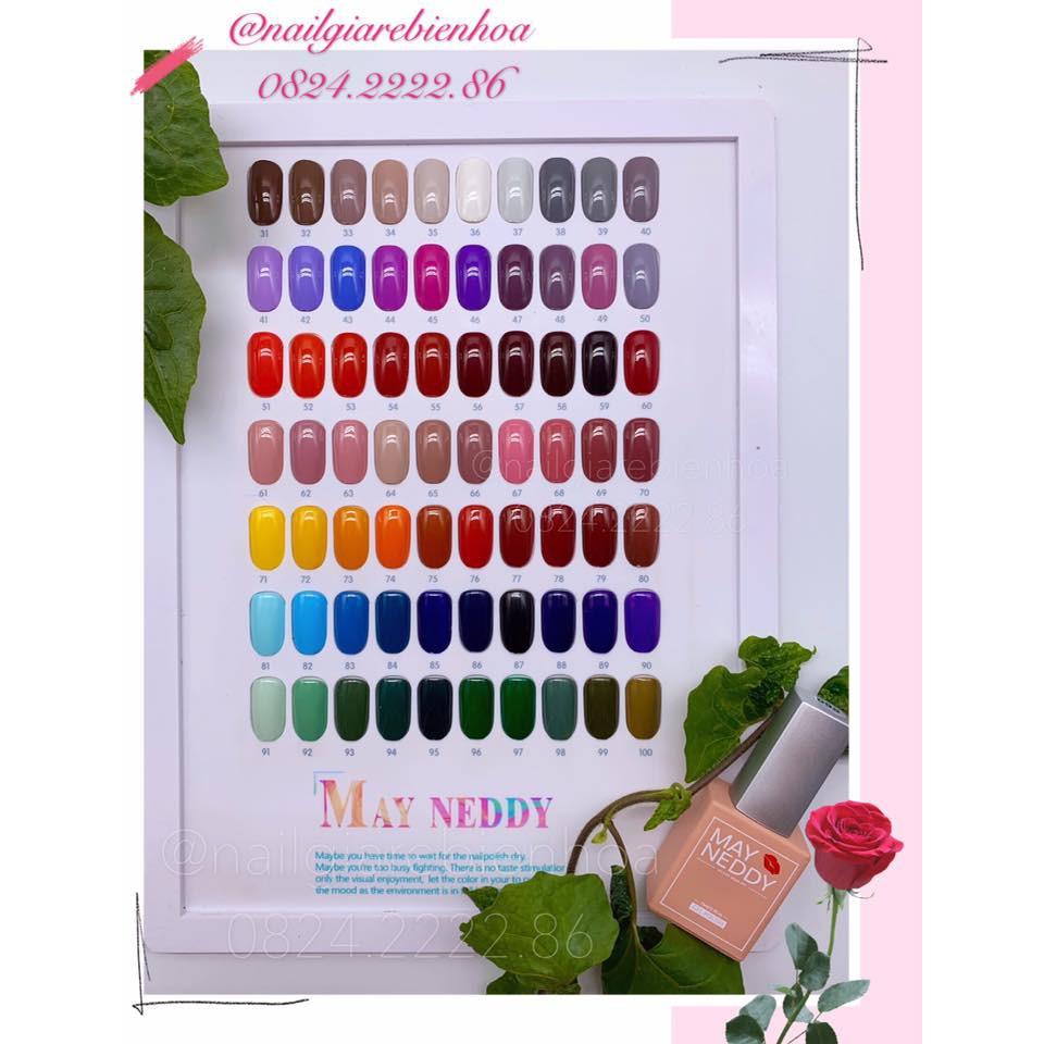 sơn gel May Neddy Hàn Quốc 15ml màu 61-80