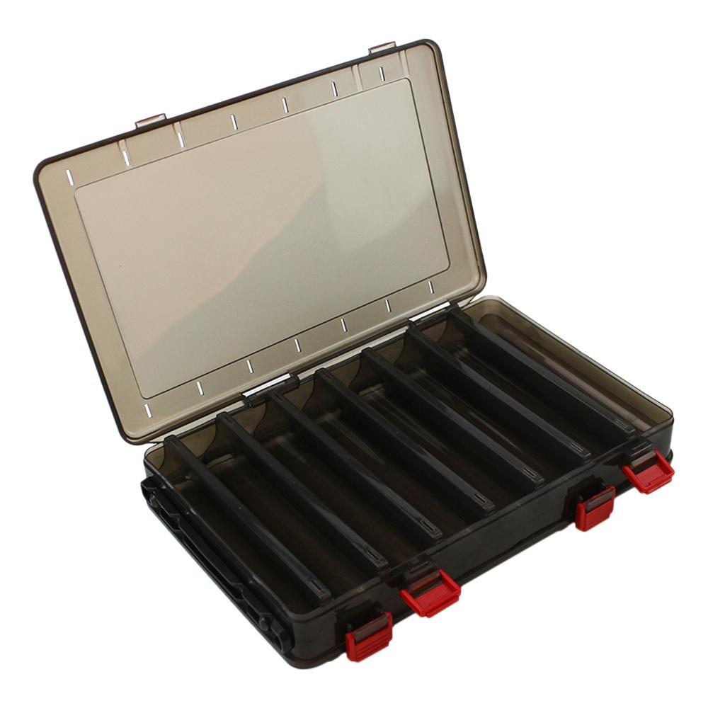 Hộp đựng mồi câu cá bằng nhựa 14 ngăn hai mặt