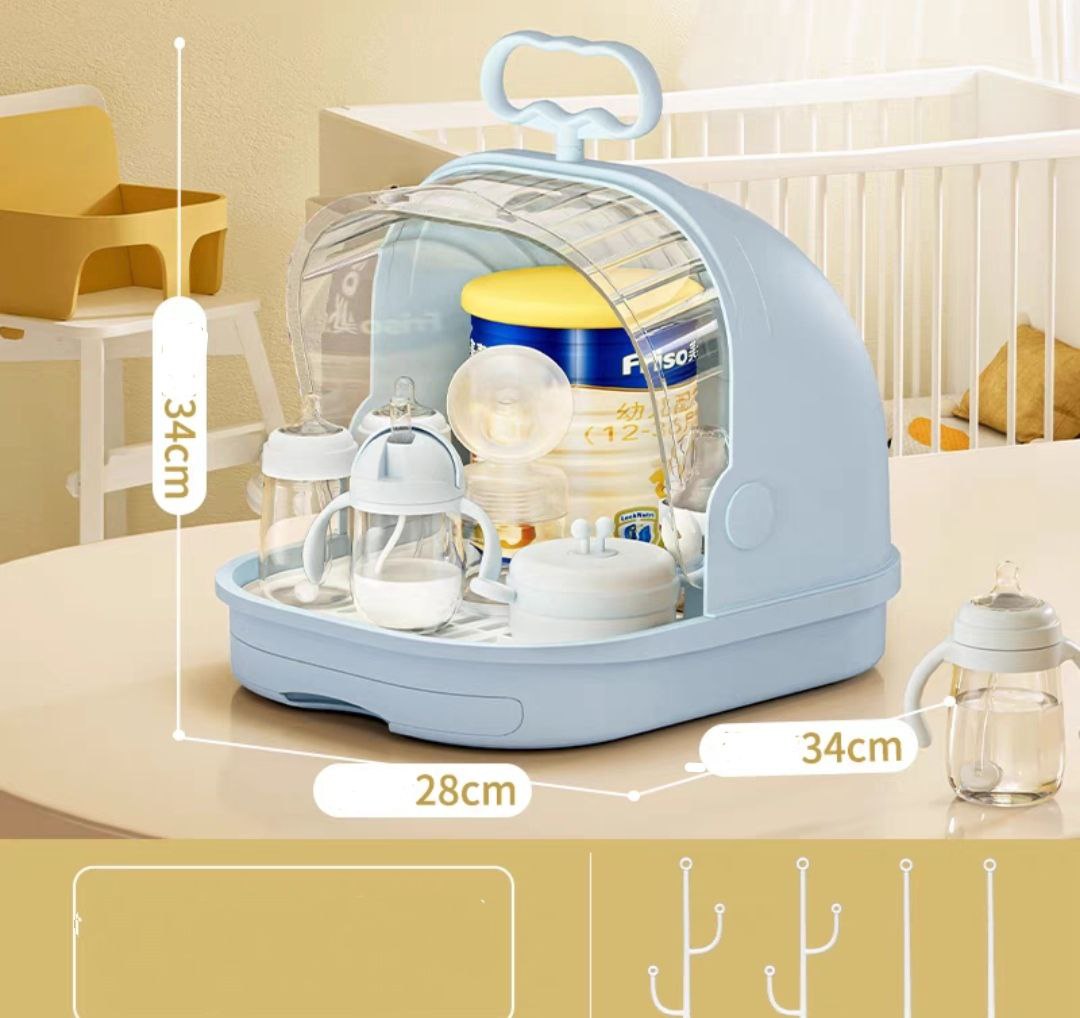 kệ khay úp ly úp sữa có nắp đậy và khay hứng nước hàng mới nhất cao cấp