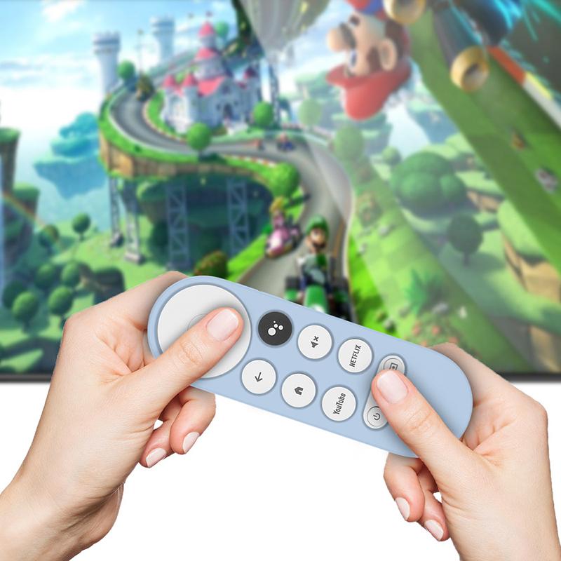 Hộp đựng điều khiển từ xa cho Chromecast với Google TV 2020 Vỏ silicon bảo vệ giọng nói SỐ LƯỢNG BAO GIỜ