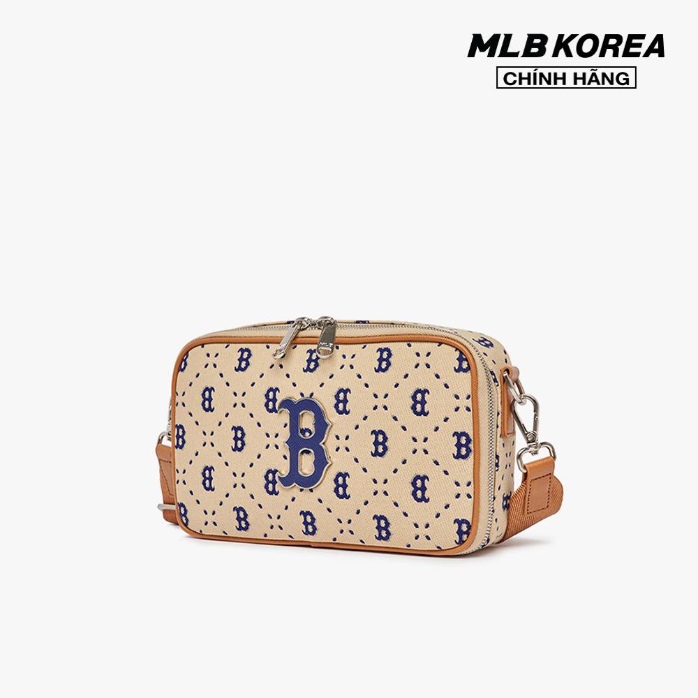 MLB - Túi đeo chéo unisex chữ nhật Diamond Monogram Jacquard 3ACRM013N