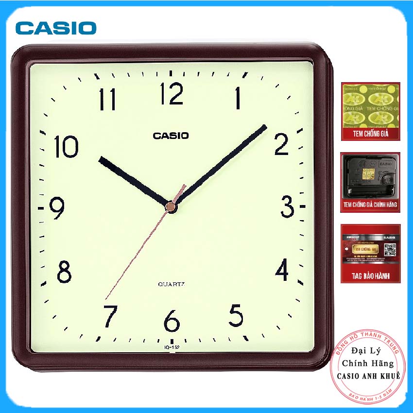 Đồng Hồ Treo Tường Casio IQ-152-5DF Chính Hãng