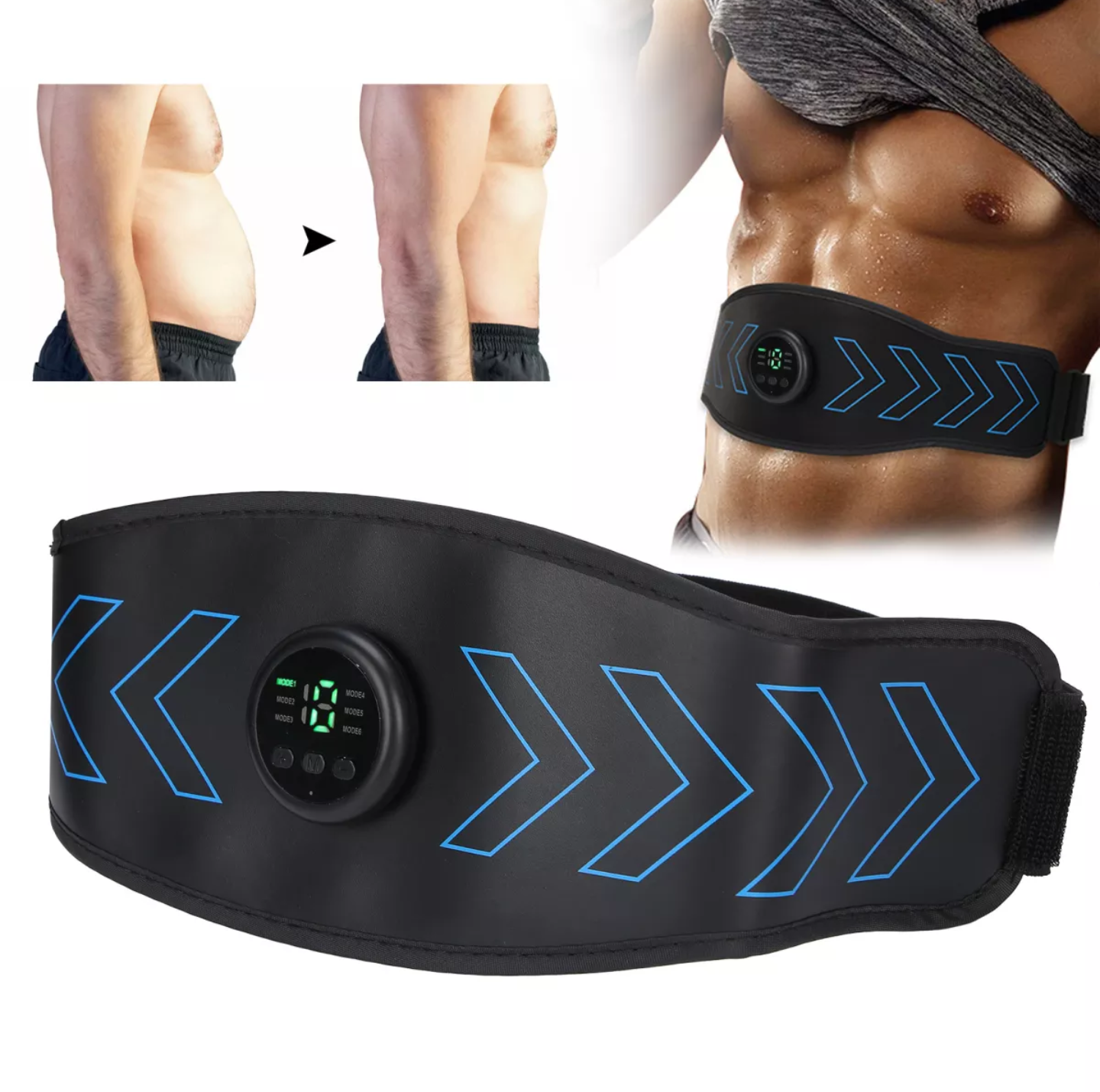 MÁY MASSAGE TẬP THỂ DỤC THỂ HÌNH CƠ BẮP TẠI NHÀ EMS GIẢM MỞ THỪA THÔNG MINH MẪU MỚI HÀNG CAO CẤP