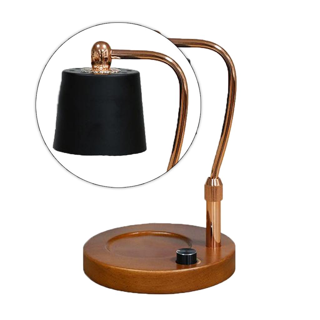 Retro Oil Burner Moon Lamp Night Light,Aroma Electric Candle Warmer Wax Burner Candle Waxing Warmer for Bedroom Office Coffee Bar Cafe Club Decoration