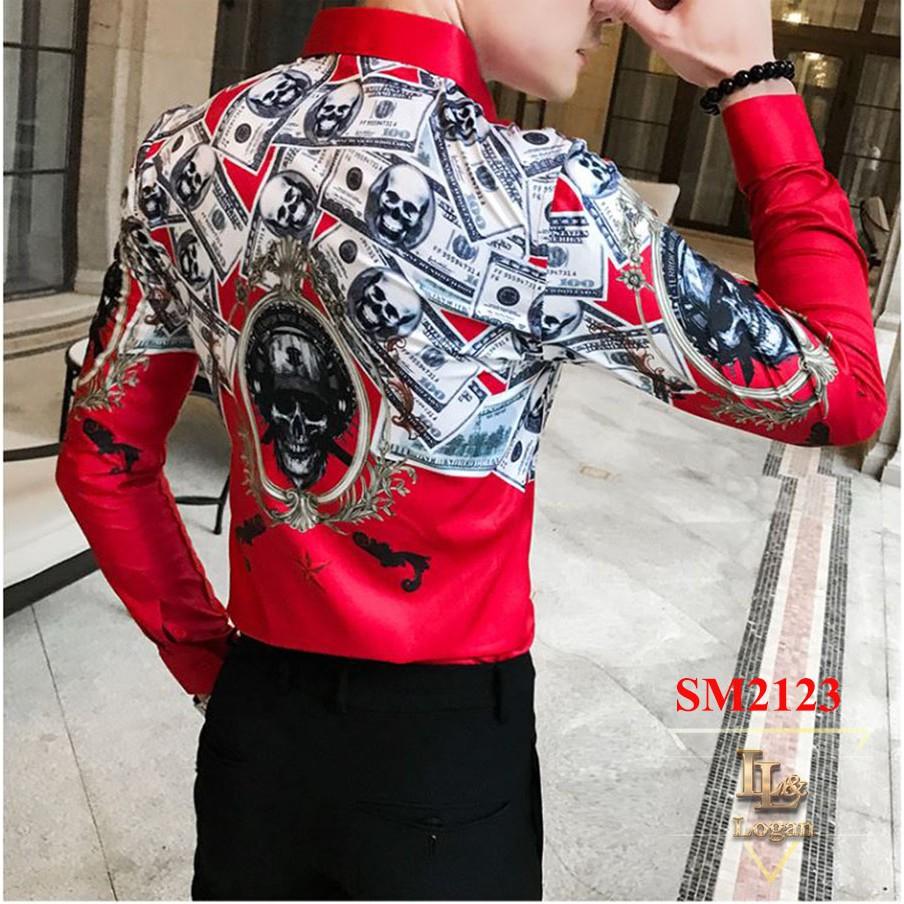 Áo sơ mi họa tiết SM2123
