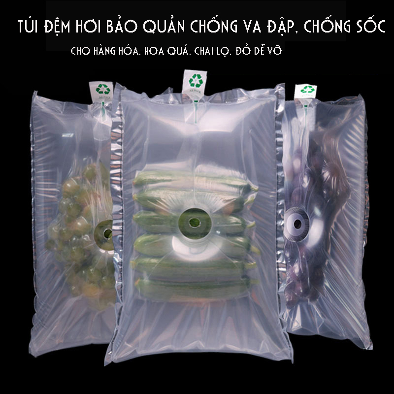 Túi đệm hơi bảo quản chống va đập, chống sốc cho Hoa quả, chai lọ, đồ dễ vỡ, hàng hóa