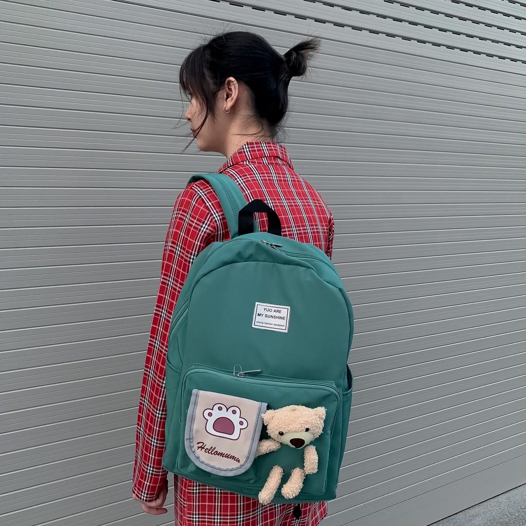 Balo Ulzzang chống nước, Phong Cách Hàn Quốc Siêu Đẹp Cực Dễ Thương,