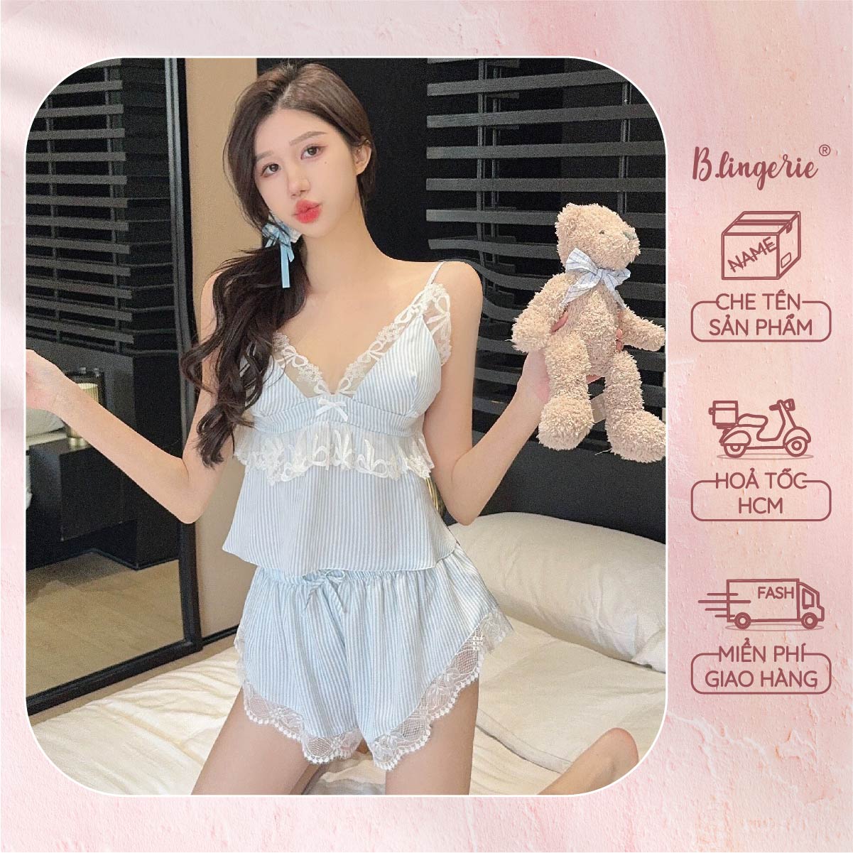 Bộ Đồ Ngủ Ngọt Ngào - B.Lingerie