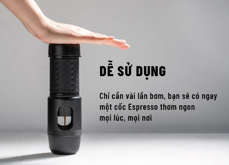 Máy pha cà phê mini cầm tay cao cấp Staresso Mini chính hãng, bản nâng cấp Staresso Mini 2021 - Hàng chính hãng