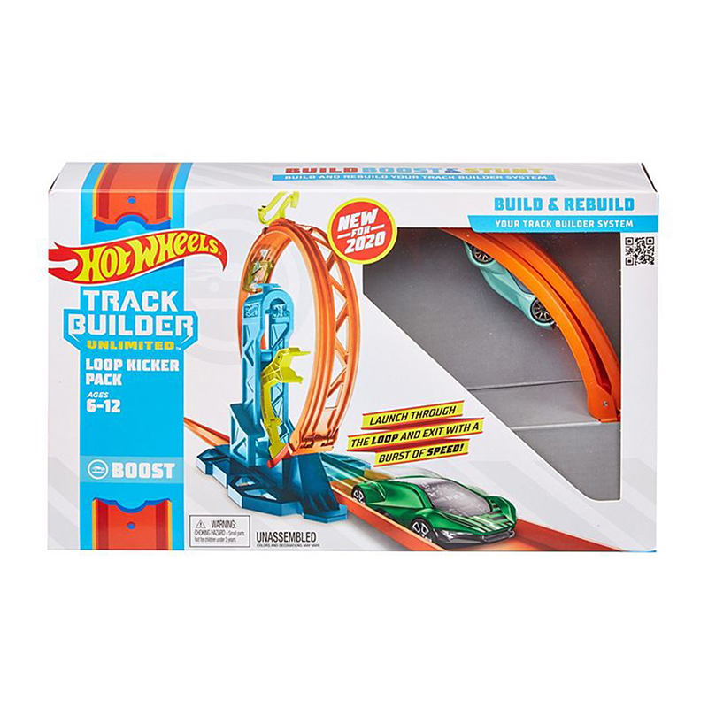 Đồ Chơi HOT WHEELS Bộ Đường Đua Hot Wheels Lượn Vòng GLC90/GLC87