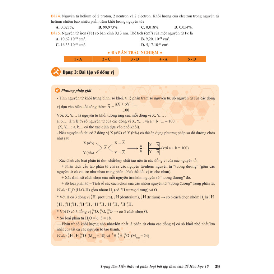 - Trọng Tâm Kiến Thức Và Phân Loại Bài Tập Theo Chủ Đề Hóa Học 10 - Biên soạn theo chương trình GDPT mới - ND