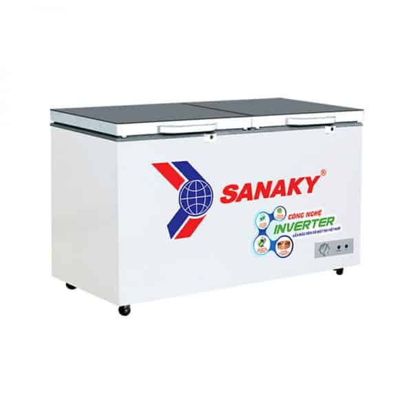 TỦ ĐÔNG SANAKY 210 LÍT VH-2599A2KD ĐỒNG (R600A) (KÍNH CƯỜNG LỰC) - HÀNG CHÍNH HÃNG