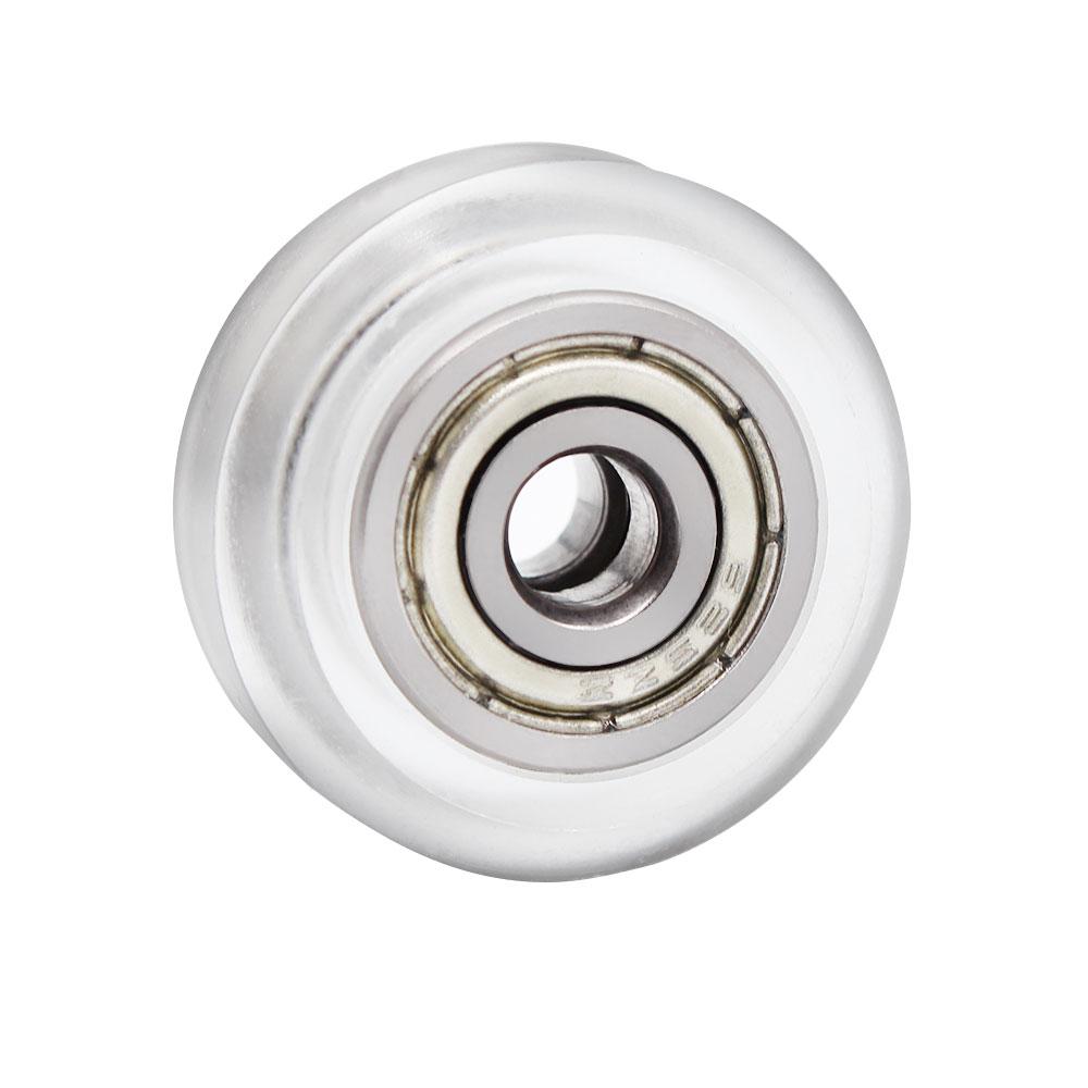SIMAX3D 3D Máy In Trong Suốt Polycarbonate Bánh Xe Nhựa V-Khe Cắm POM Ròng Rọc 625zz Tuyến Tính Chịu Lực Cho Creality CR-10 S5 Ender 3/3 Pro