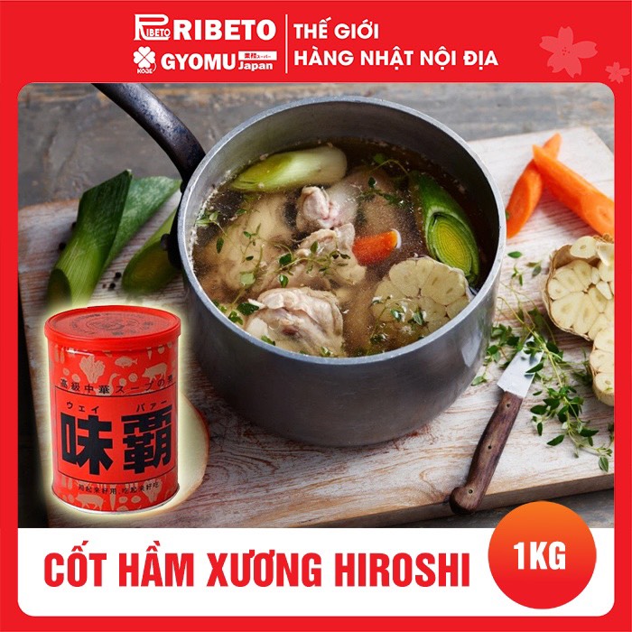 Cốt hầm xương Hiroshi 1kg - Nhật Bản