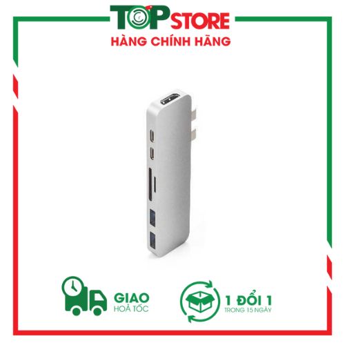 Cổng Chuyển HyperDrive DUAL USB-C Hub For MacBook Pro 13''15" 2016/2017/2018 - Hàng Chính Hãng