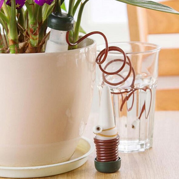 Dụng cụ tưới cây nhỏ giọt tự động -Tưới cây tự động mini - Bộ 2 cái
