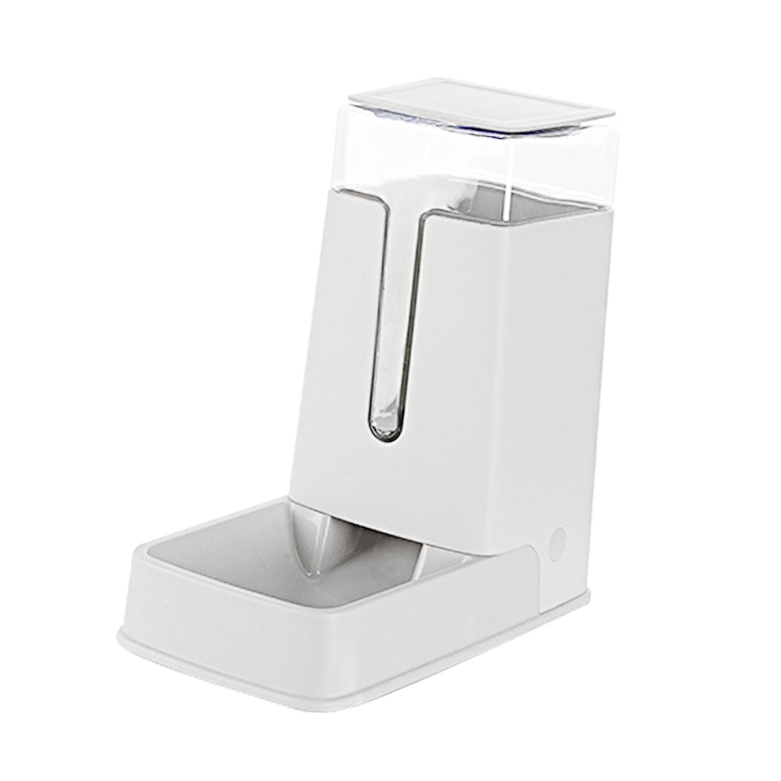 Pet Automatic Feeder Cat Dispenser Container for Cat Food Feeder White