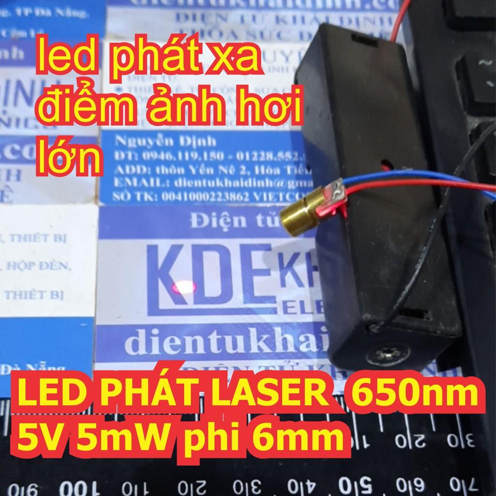 3 cái LED PHÁT LASER LAZE 650nm 5V 5mW 6mm kde2120