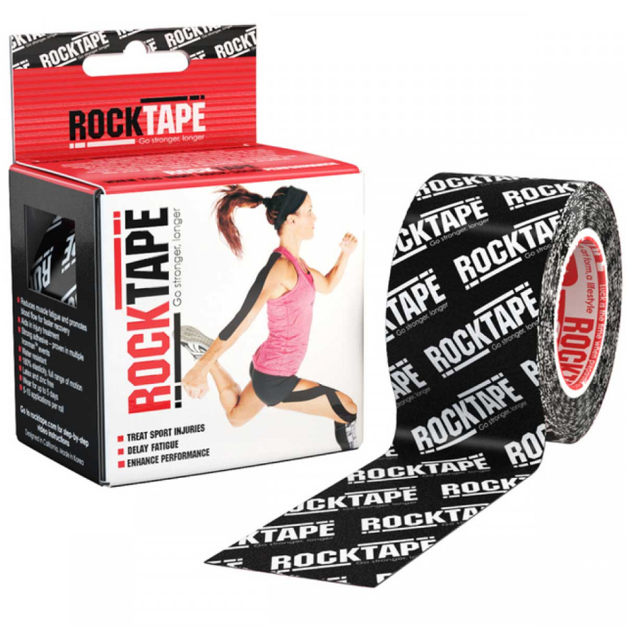 Băng dán cơ thể thao Rocktape Korea - Black logo