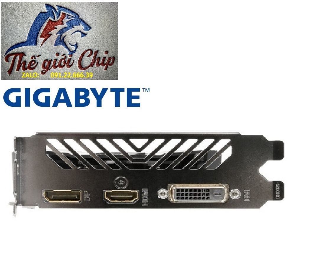 VGA (Cạc màn hình) GIGABYTE NVIDIA GeForce GTX 1050 2GI/D5/1FAN - HÀNG CHÍNH HÃNG