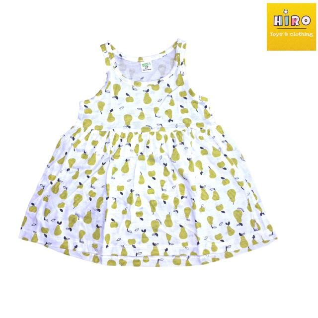 SALE Set 2 đầm hè cho bé xuất Nhật vải cotton xước mỏng nhẹ mát họa tiết xinh yêu