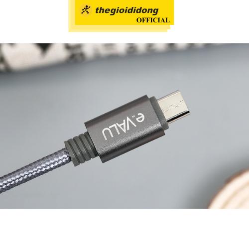 Cáp 3 đầu Lightnning Type C Micro 1m eValu Spanker B 2 - Hàng Chính Hãng - Hàng Chính Hãng