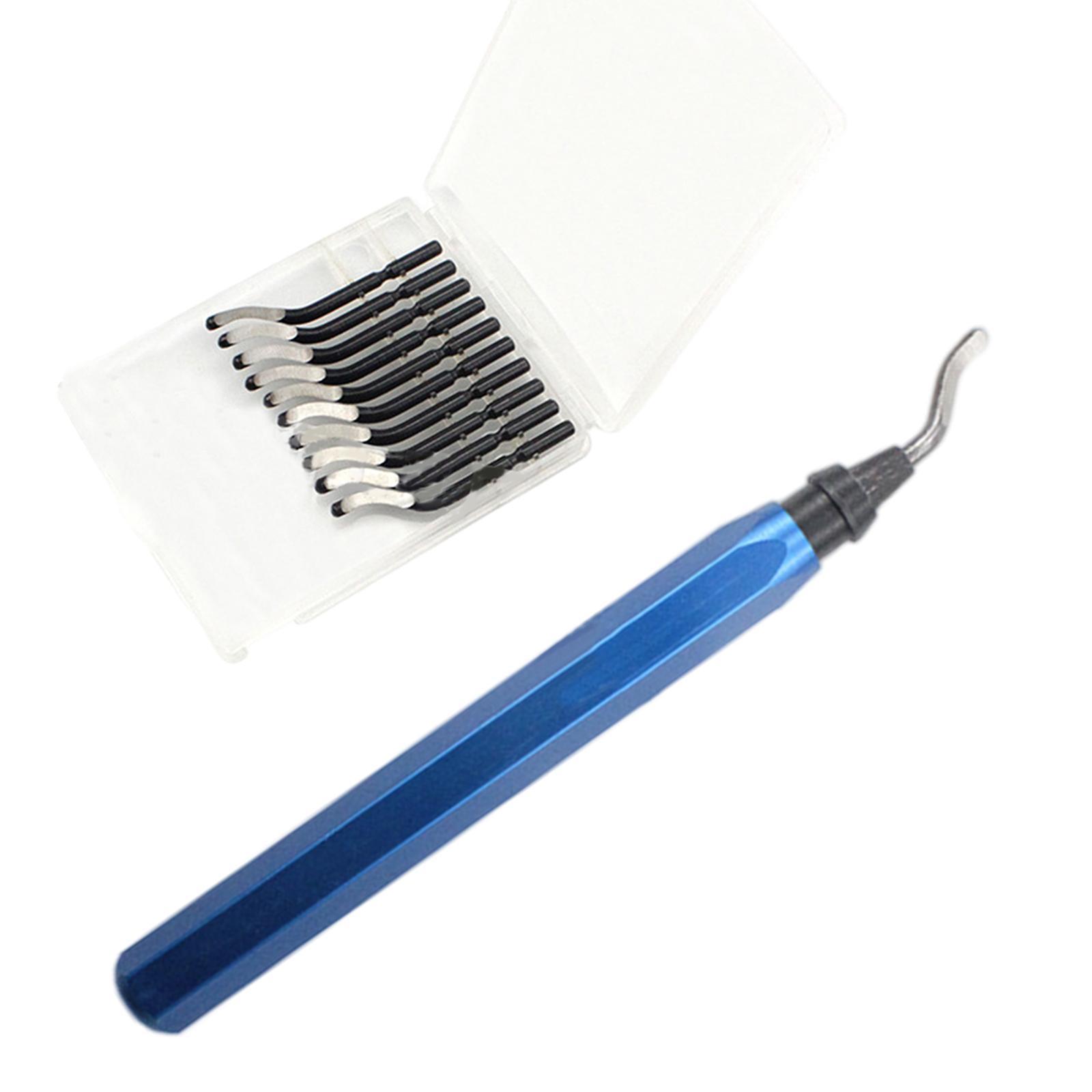 Deburring Tool Kit with Router Bit Burr Trimming Scrapers for 3D Printing Plastics