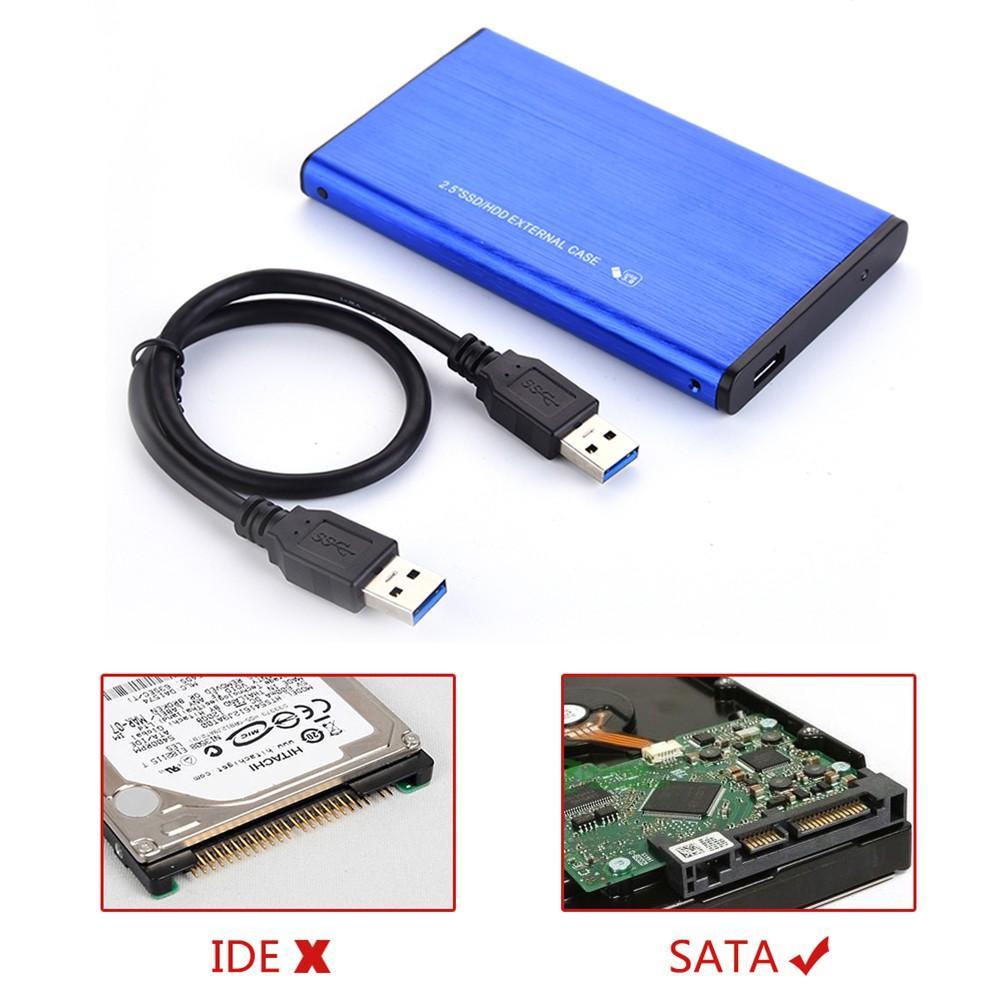 Hộp đựng ổ đĩa cứng HDD bằng nhôm 2.5" USB3.0 SATA3.0 3TB