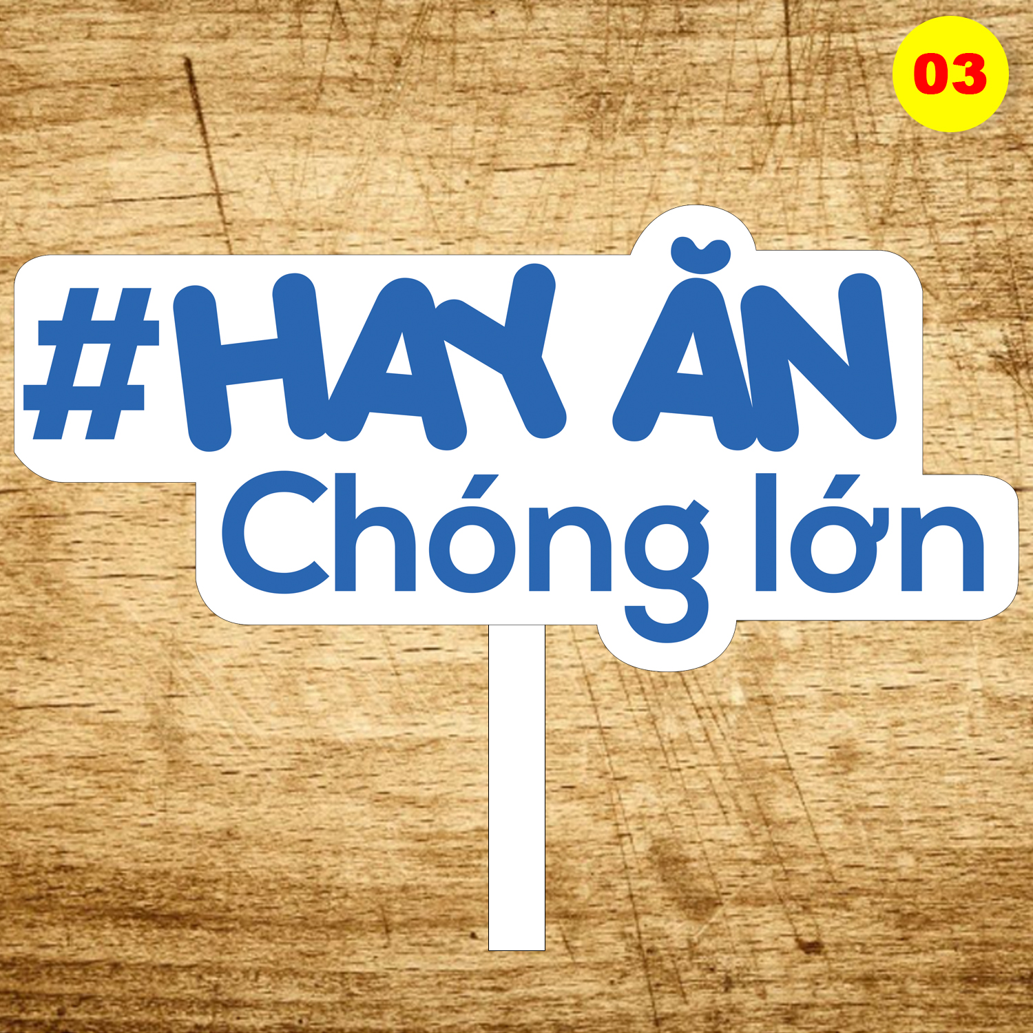 Bảng hashtag sinh nhật MS 03