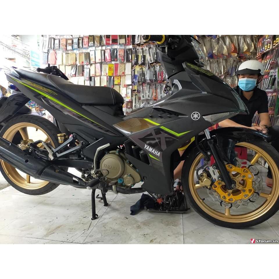 Tem rời Exciter 150 Mx xanh đen