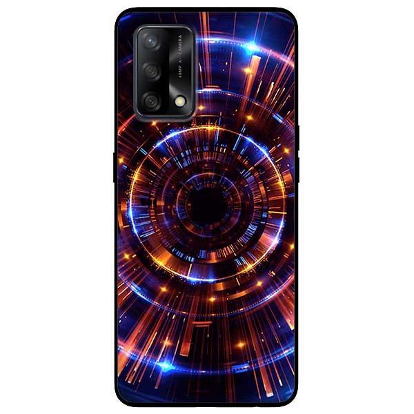 Ốp lưng dành cho Oppo A54 - A74 - A94 mẫu Vòng Tròn Bướm Vàng