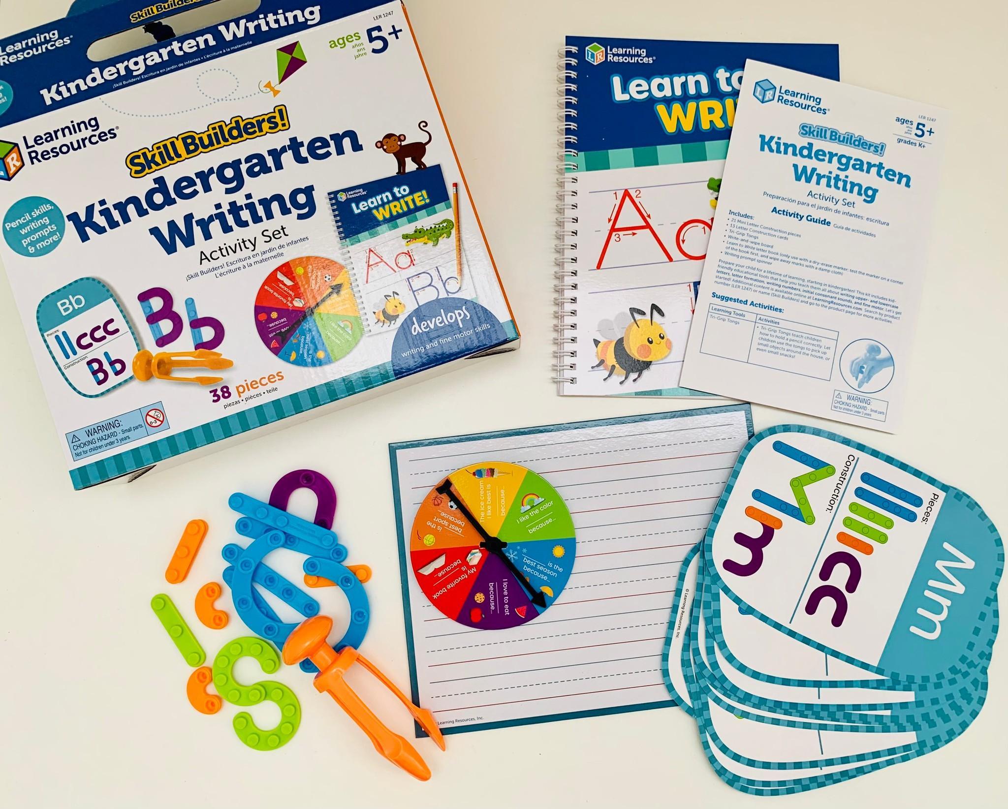 Learning Resources Đồ chơi xây dựng kỹ năng! Học viết tuổi mẫu giáo  - Skill Builders! Kindergarten Writing