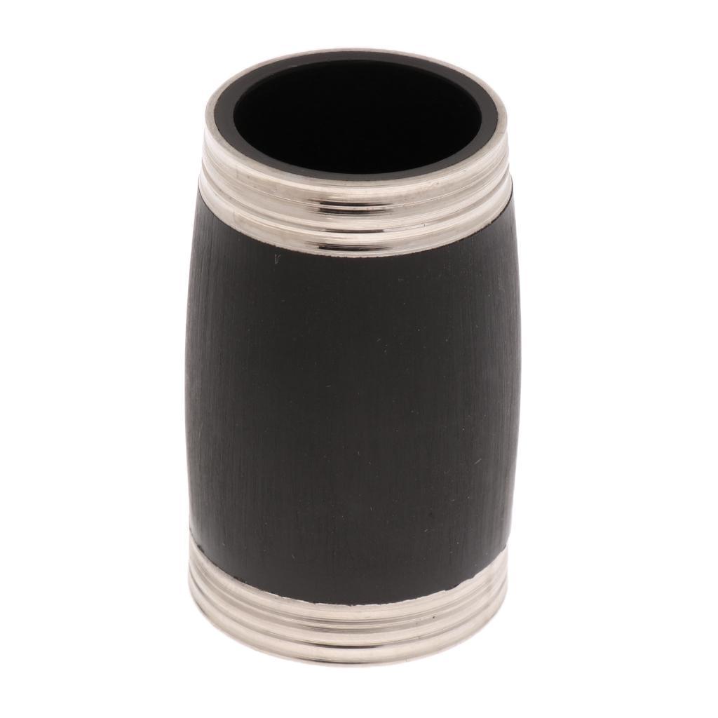 Pack of 2 Adjustable Barrels Pitch Pipes Black for Bb Clarinet Accessory