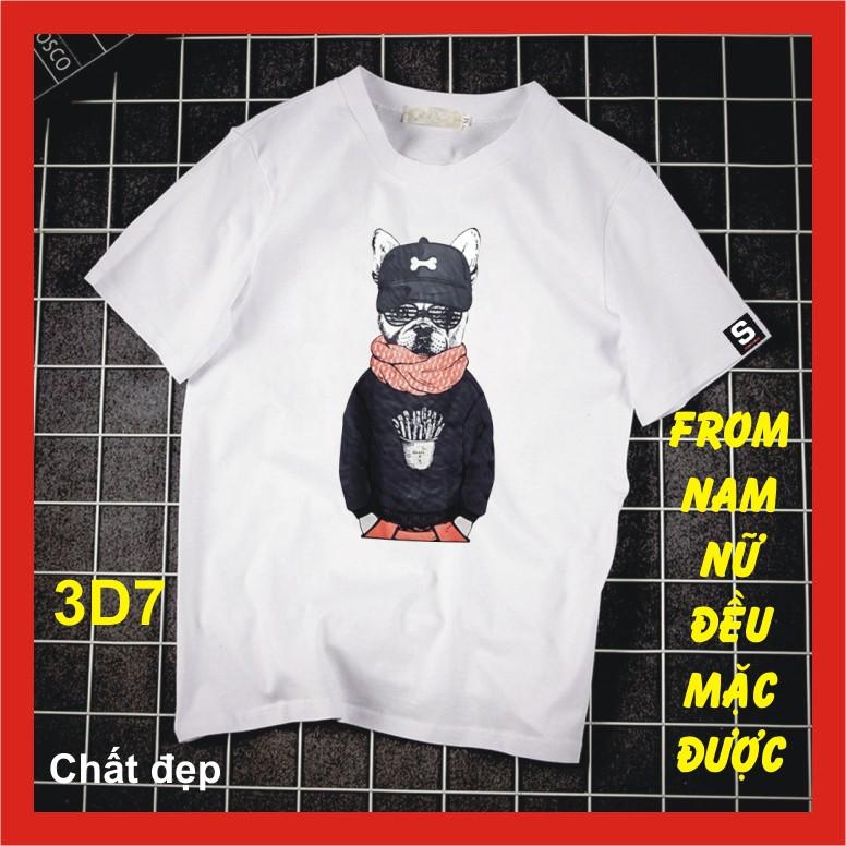Áo thun 3D 3D7,THE DOG,chất đẹp, bao đổi trả