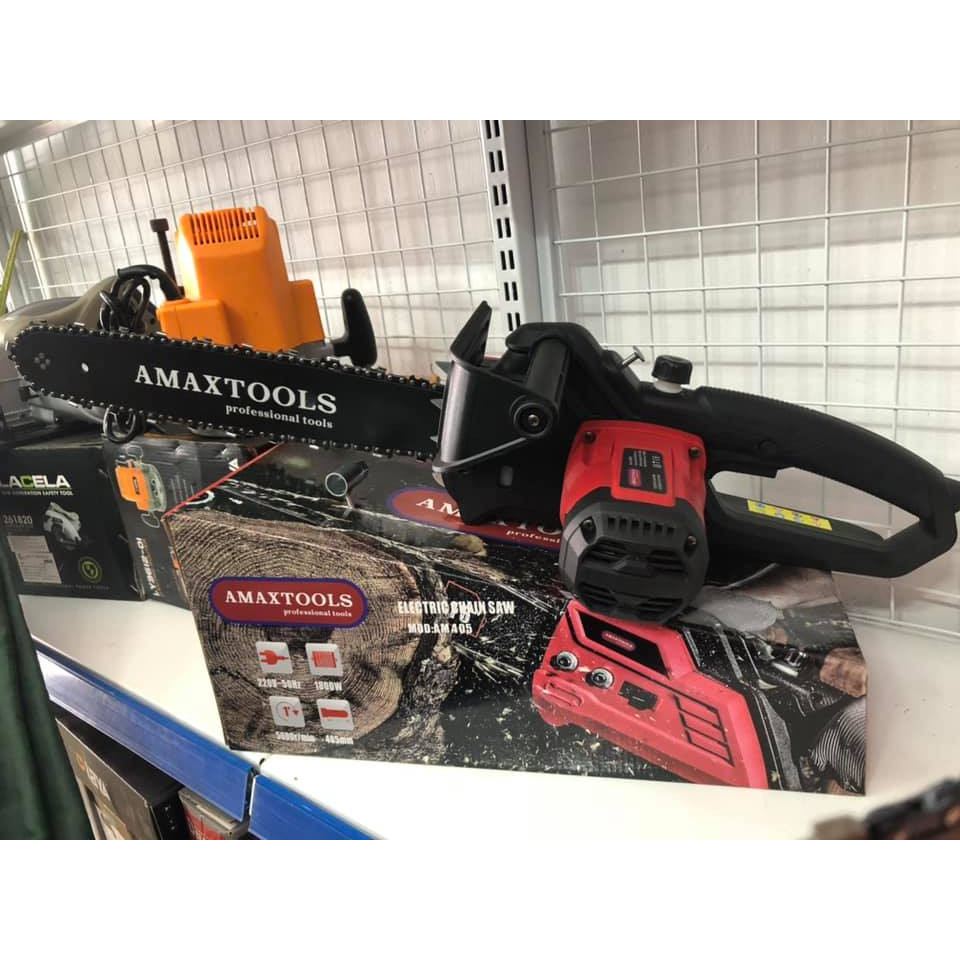 MÁY CƯA XÍCH CHẠY ĐIỆN AMAXTOOLS AM405 - HÀNG CHÍNH HÃNG