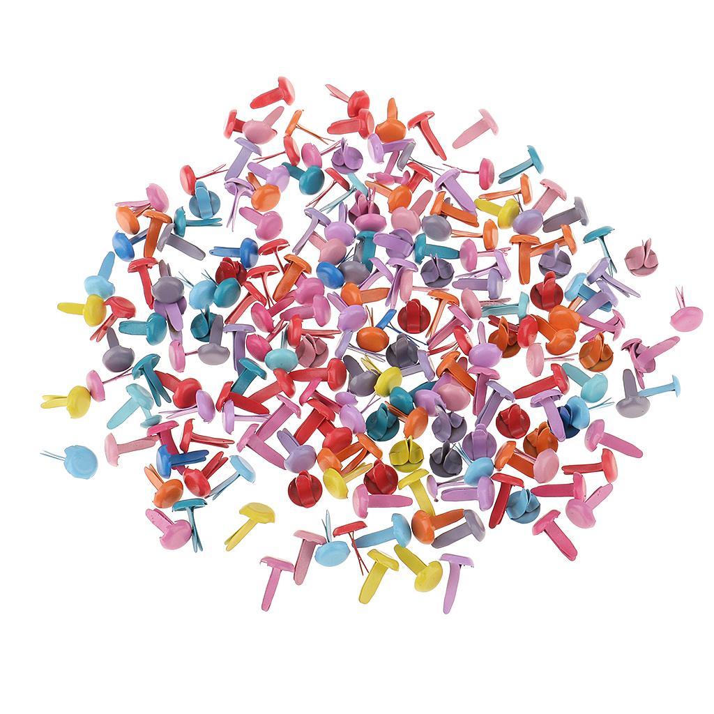 600 Miếng Kim Loại Brad Giấy Nhanh Cho Thêu Sò Thủ Công