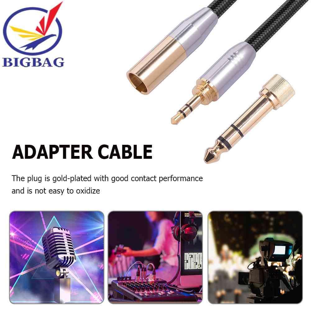 Cáp Chuyển Đổi 0.3m Jack 3.5mm Sang 3-Pin XLR Cho Tai Nghe / Camera