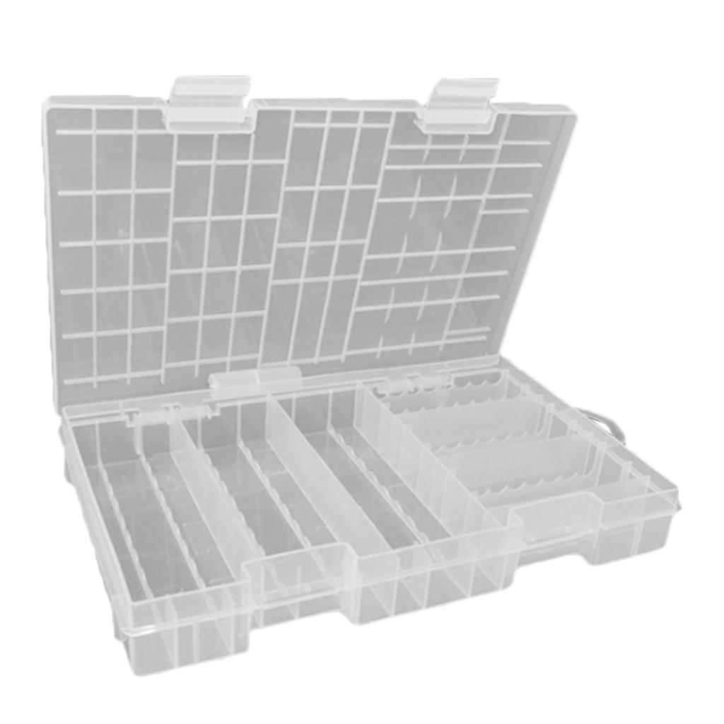Battery Holder Transparent Case For 60pcs AA + 40pcs AAA