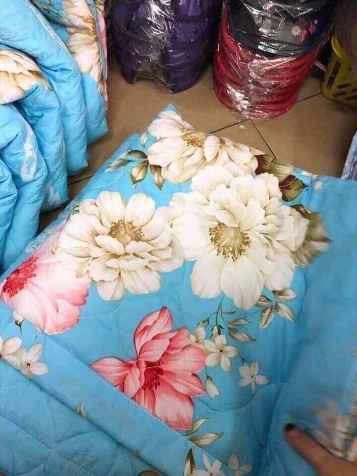 Chăn Hè Siêu Nhẹ Siêu Mền Chất Cotton Không Bai Xù