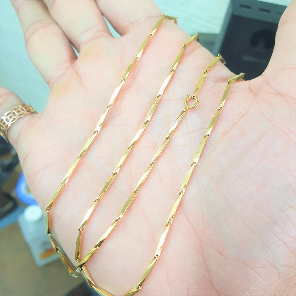 Dây Chuyền Trúc Trơn 3MM Titanium Quốc Tế Cao Cấp- Dùng lâu dài tắm rửa không đen