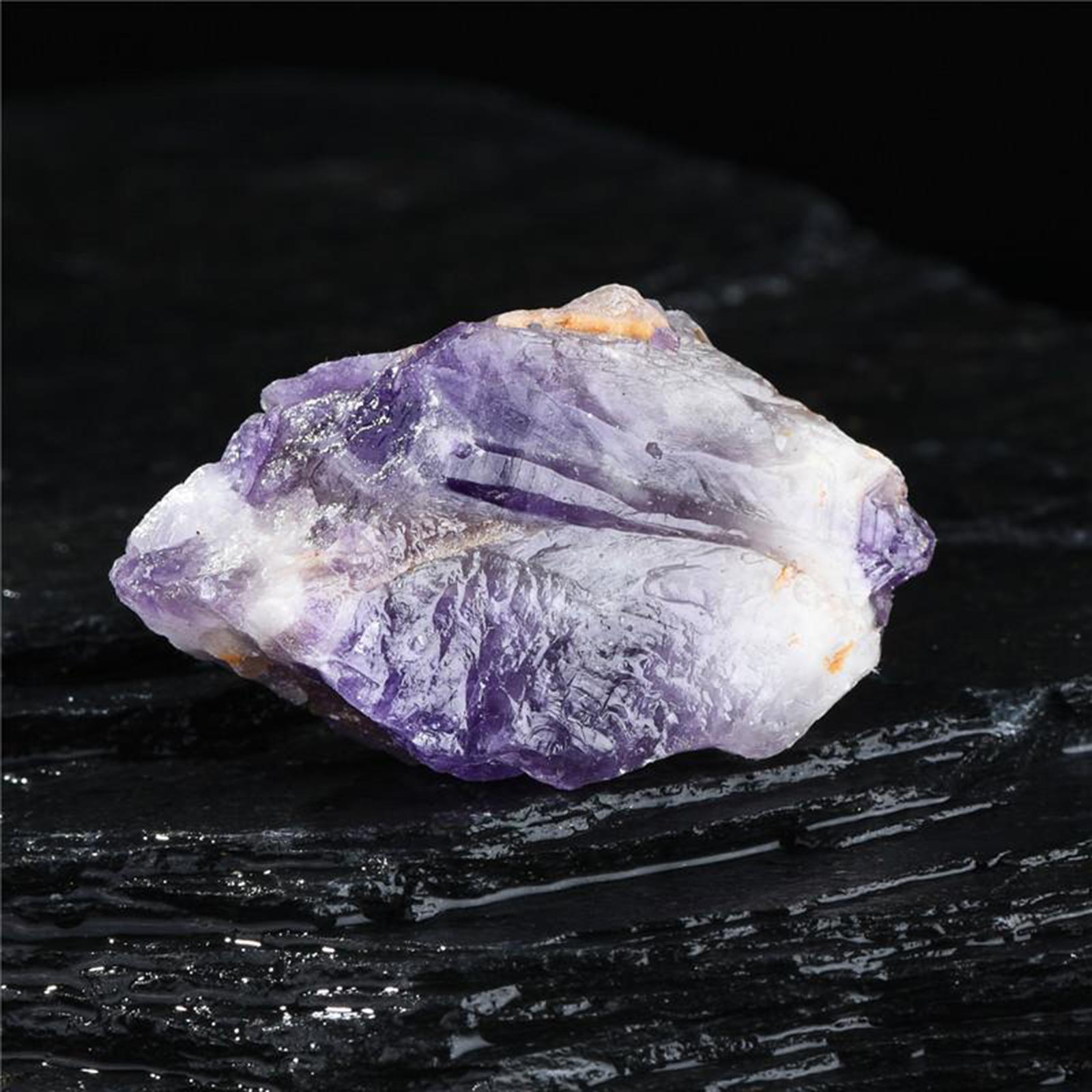 Natural Amethyst Purple Quartz Crystal Specimen Cluster Stone Ornaments