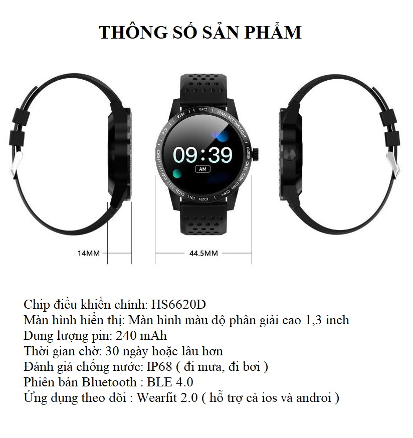 Đồng Hồ Thông Minh Smart Watch T2